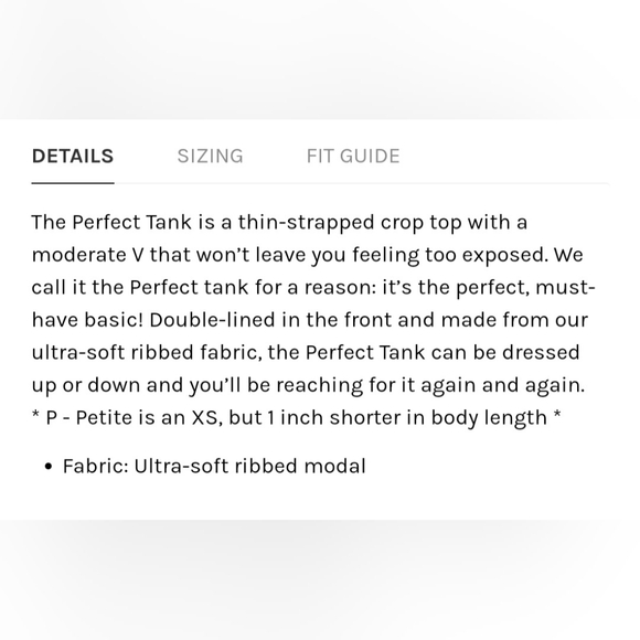 NWOT Skatie 'Perfect Tank' top size P (petite), Baby Blue - Picture 11 of 13